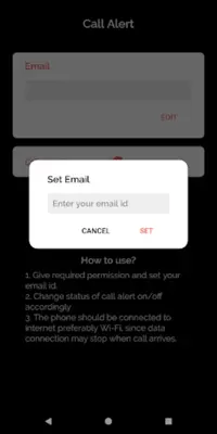 Call Alert android App screenshot 4